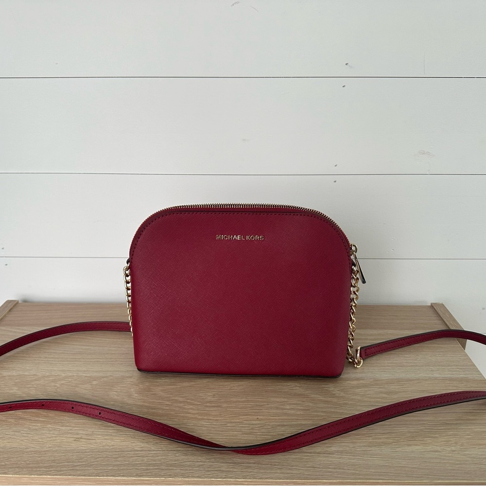 BRAND NEW Michael Kors Burgundy Cindy Bag